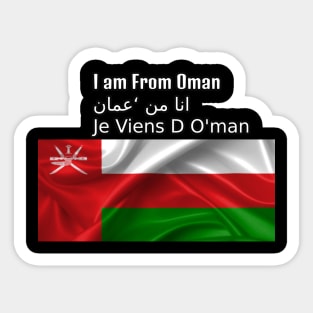 I am From Oman Sticker